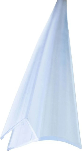 Bagnoxx Wanddichtung für die Dusche, transparent, für 6 mm Glasstärke, Länge: 2 m - Bild 1