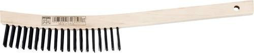 PFERD Handbürste HBU mit langem Griff, 4-reihig, Stahl-Draht-Ø 0,35 mm, 10er Packung - Bild 1