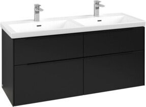 V&B Waschtischunterschrank Subway 3.0 in Blau, B/T/H: 127,2 x 56,6 x 47,8 cm - Bild 1