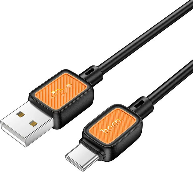 HOCO X108 Daten- und Ladekabel USB-A auf USB-C, 18W, Schwarz, Länge: 1 m - Bild 1