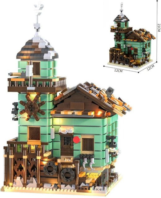 Linyi toy Bausteine Stadtgebiet Dorf Hütte ab 14 Jahren - Bild 1