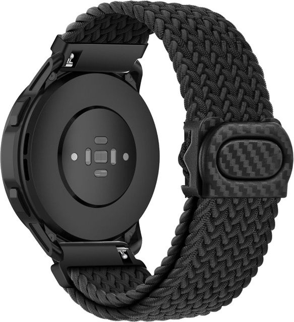 DAINU Uhrenarmband Motorola Moto Watch 120, Nylon, Schwarz - Bild 1