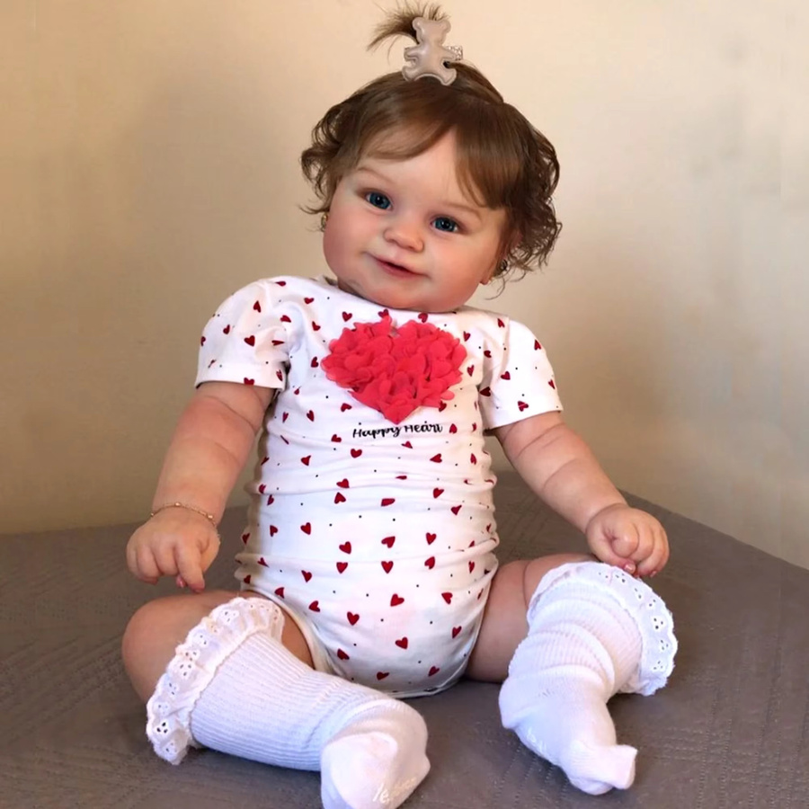 OtardDolls Maddie Reborn-Puppe, 18-Zoll-Ganzkörper-Silikon-Babypuppe, bunt - Bild 4