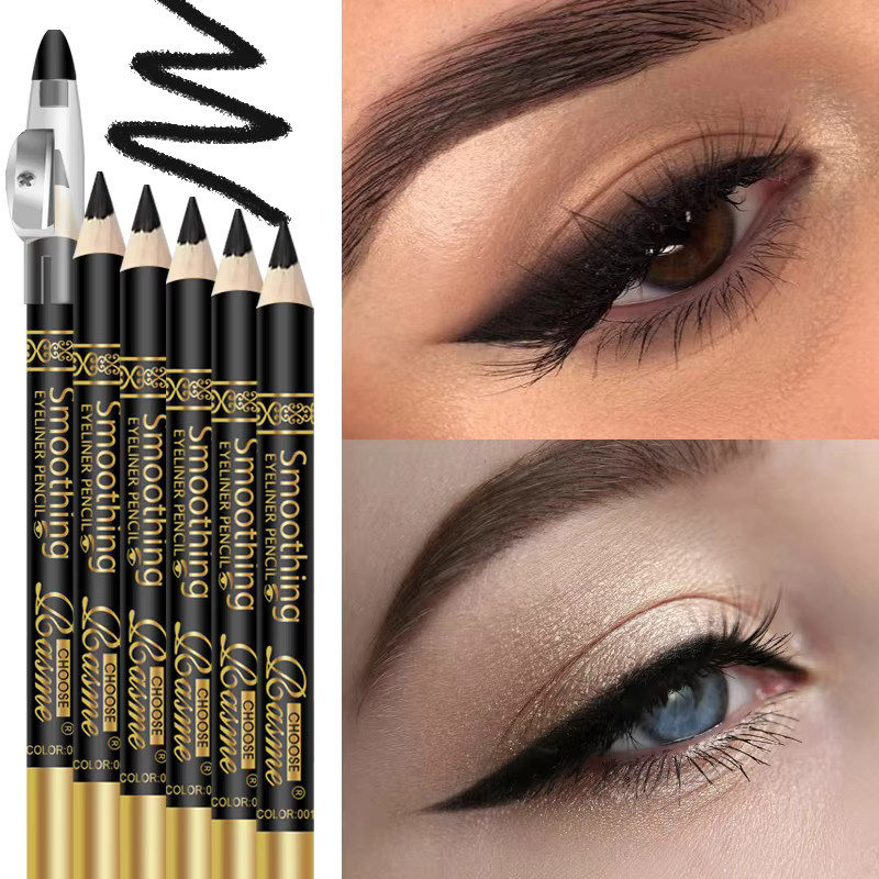 CHOOSE RASME Eyeliner-Stift-Set, 6-teilig, schwarz, matt, wasserfest - Bild 5