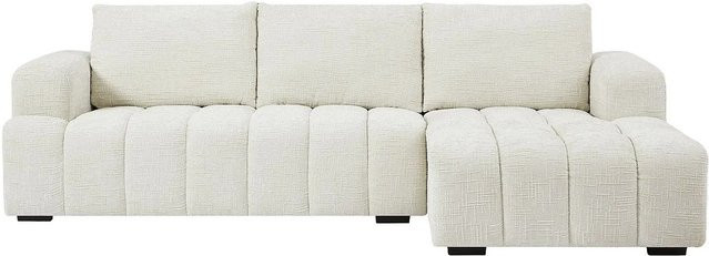 Benola Ecksofa in Beige mit Stoffbezug ohne Schlaffunktion, Breite: 276 cm, Tiefe: 160 cm, Höhe: 86 cm - Bild 1