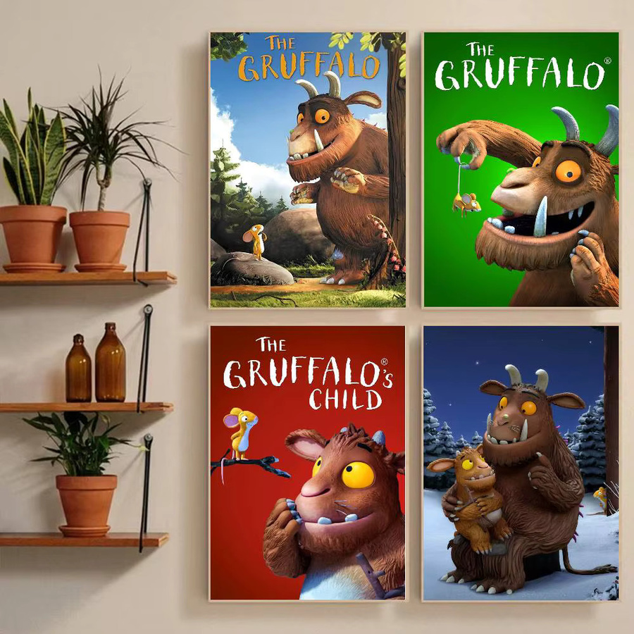 The Gruffalo Wandaufkleber als wasserfestes Poster in Mehrfarbig für deine Wanddekoration im Wohnzimmer oder Schlafzimmer - Bild 3