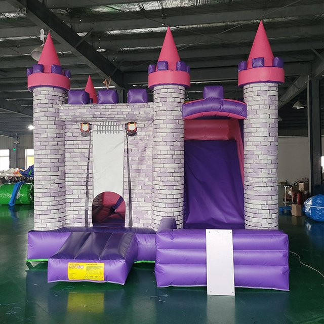 DINGYURUI Aufblasbare Hüpfburg mit Rutsche, Fantasy, Bunt / Mehrfarbig - Bild 1
