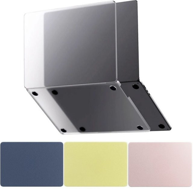 Matte Crystal Laptop-Hülle für Apple MacBook Air und Pro in Gelb - Bild 1