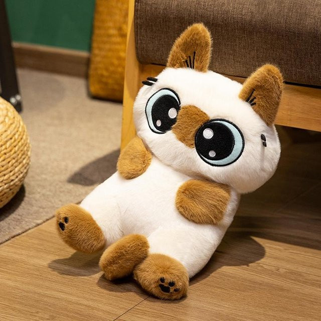 Yiran toy Siamkatze Plüschpuppe, Plüschtier, 30-35cm - Bild 1