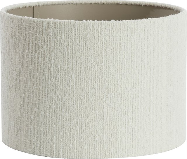 Lampenschirm BOLERO von Light & Living, Farbe Weiß, Stoff, Zylinderform, E27, Durchmesser: 30,0 cm, Höhe: 21,0 cm - Bild 1