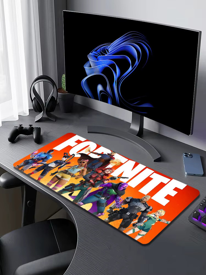Royale F-FORTNITE Mauspad rutschfest mit verstärkten Kanten in Multicolour für Gaming und Büro - Bild 6