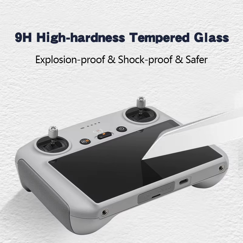DJI Schutzfolie aus HD Glas für Mini 3, Mini 3 Pro, Mini 4 Pro sowie RC und RC 2 Fernbedienungen, transparent - Bild 3