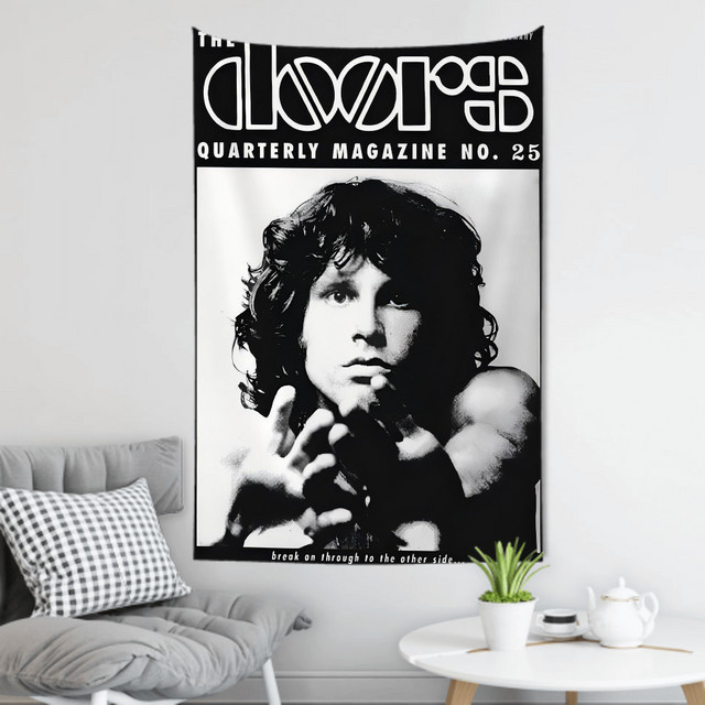 Sänger Rock Jim Wandteppich M-morrisons Wandtuch als Raumdekoration und Hängehintergrund für dein Babyzimmer - Bild 1
