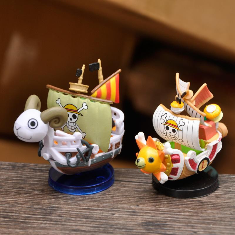 Yiran toy 1 One Piece Bauboot Figur Thousand Sunny Going Merry Piratenschiff - Bild 3