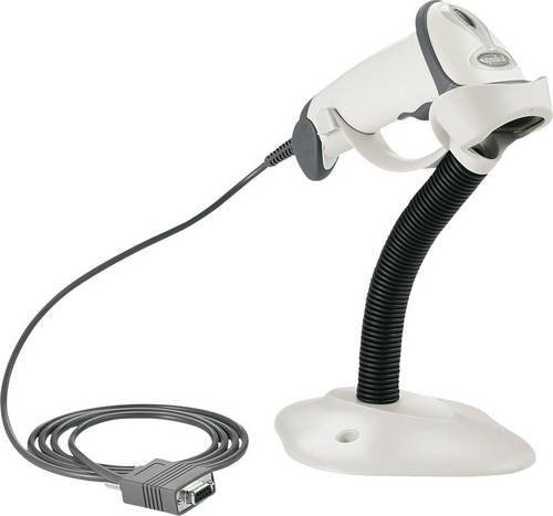 Zebra LS2208 Barcode-Scanner 1D Laser Hand-Scanner USB Hellgrau - Bild 1