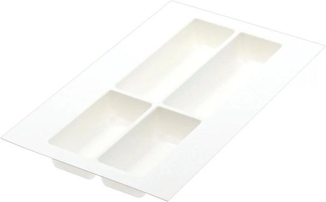 Agoform Besteckeinsatz Classico aus Kunststoff in Weiß, B/T/H: 49,0 x 29,0 x 5,05 cm - Bild 1