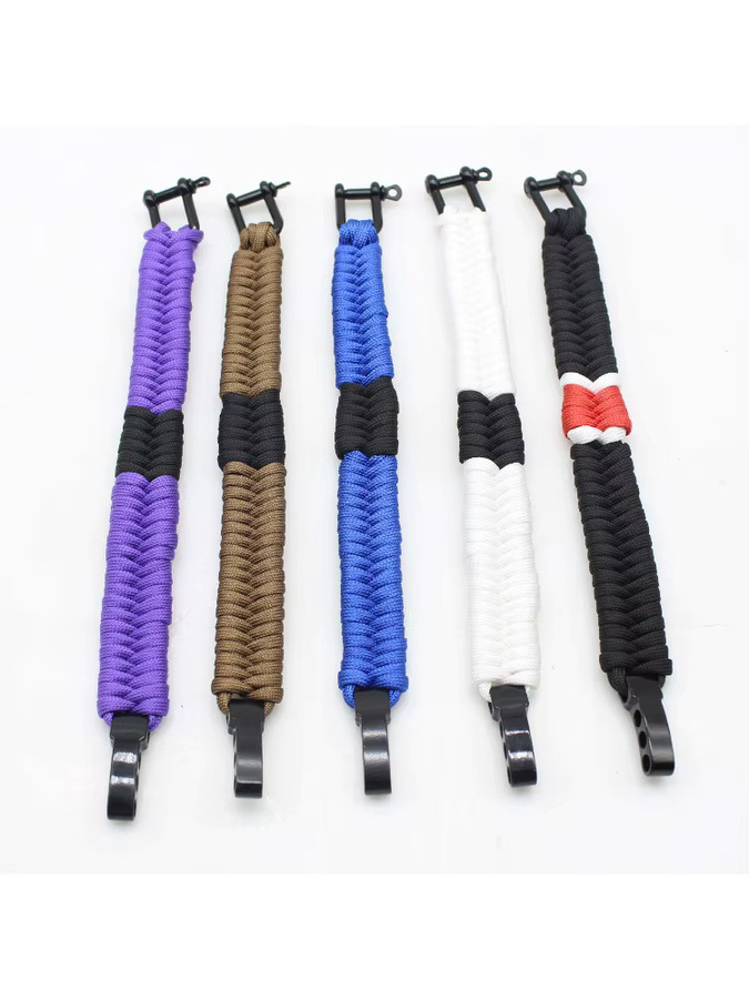 Armband Paracord, Siebenkernige Fallschirmschnur, Legierungsschnalle, Unisex - Bild 3
