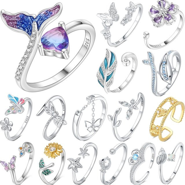 Orstarry Ring, 925 Silber, Zirkonia, Damen - Bild 1