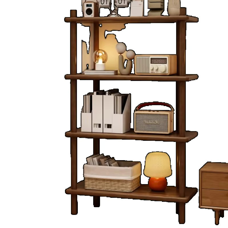 Modernes Bücherregal aus Holz von DUTRIEUX in Braun, freistehendes Regal mit offenem Design für dein Wohnzimmer - Bild 4