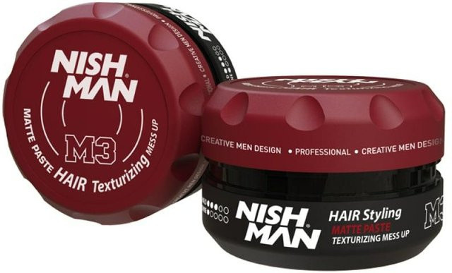 Nishman M3 Matte Paste Mess Up Haarpomade, 100 ml, Unisex - Bild 1