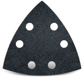 Menzer Klett-Schleifblätter 93 mm Korn 150, 6-Loch, Schwarz, 50er Packung - Bild 1