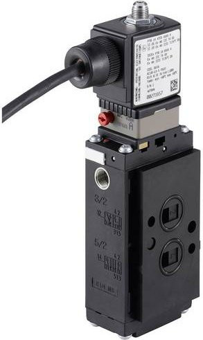 Bürkert Pneumatikventil 6519 384837 in Schwarz mit maximal 10 bar - Bild 1