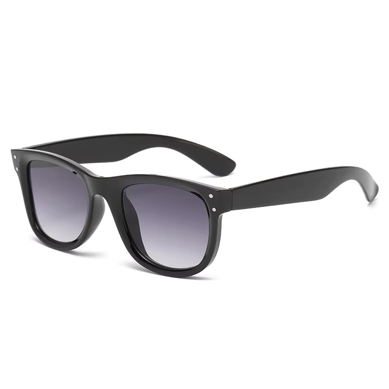 Julyrays Sonnenbrille, quadratisch, Vollrand, Kunststoff, schwarz, Damen - Bild 3