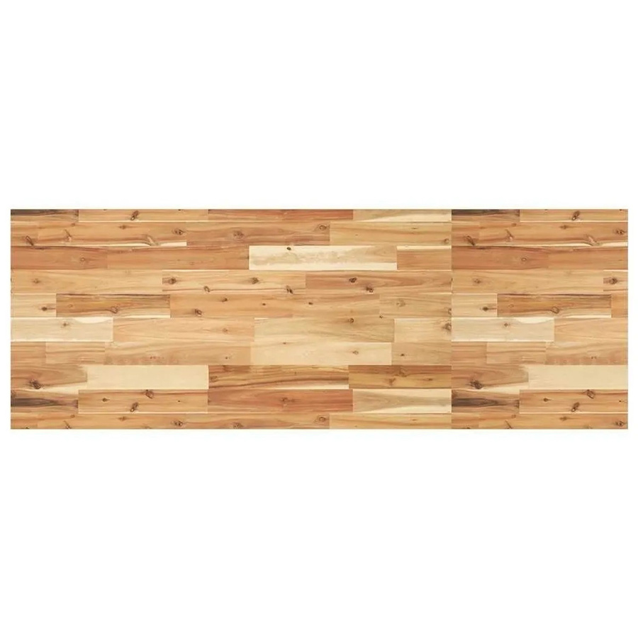vidaXL Schreibtischplatte aus Massivholz Akazie in Braun mit Ölbeschichtung, B/T/H: 140 x 50 x 2 cm - Bild 2