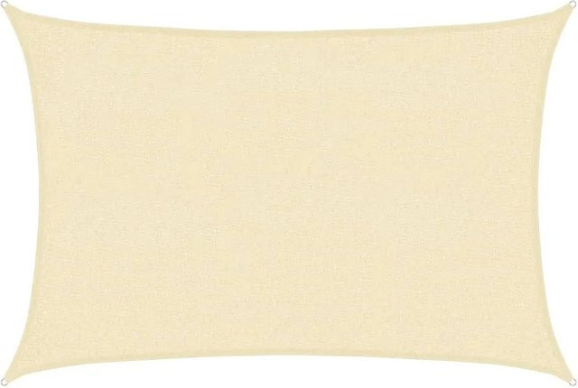 Sonnensegel Furnicato aus HDPE in Creme, Rechteckig, B x T: 3 x 2 m - Bild 1