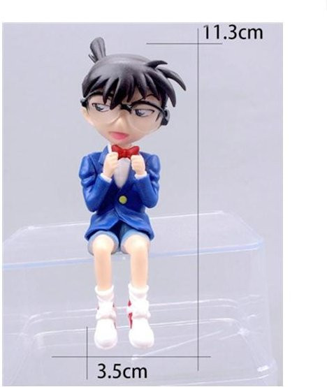 Fashnics Detektiv Conan Actionfigur sitzende Haltung Buch lesend PVC Modell - Bild 1