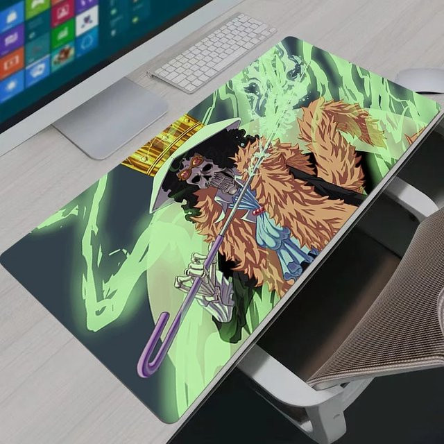 Bandai One Piece Ruffy Gaming Mauspad XXL Multicolor rutschfestes Mousepad für PC und Tastatur - Bild 1