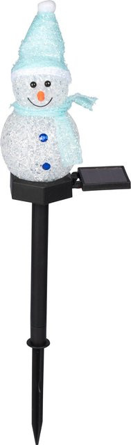 Solar-Gartenstecker Schneemann - Bild 1