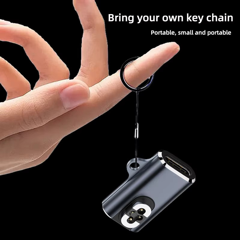 Shokz Magnetischer USB-C Ladeadapter für OpenSwim Pro und S710 Knochenleitungskopfhörer, Schwarz - Bild 5
