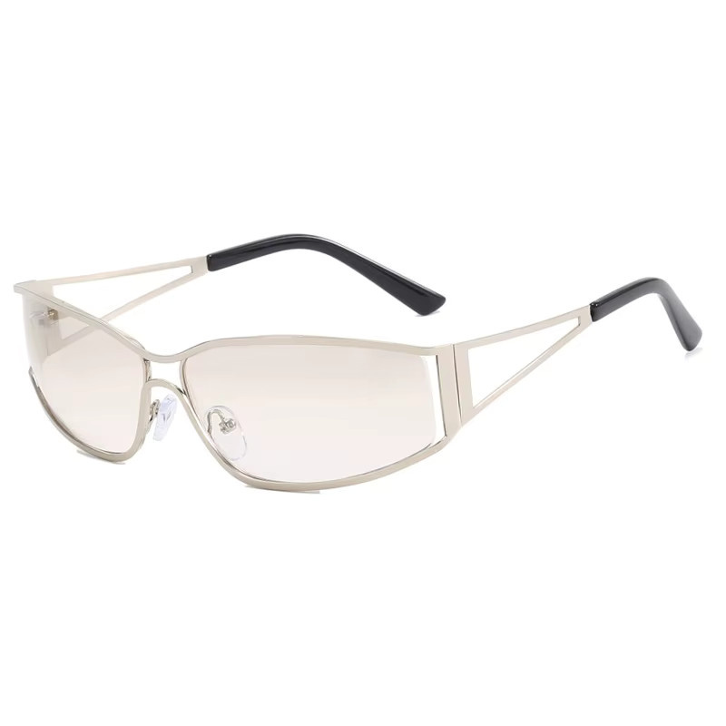 VABBON Sonnenbrille, Übergroße, Vollrand, Metall, Unisex - Bild 2