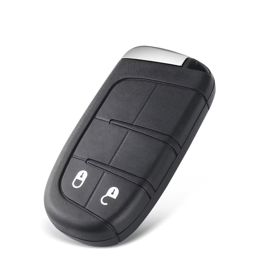 Keyyou Sip22 Smart Remote Autoschlüssel Shell Fob für Jeep Renegade Kompass, Farbe: Schwarz - Bild 1