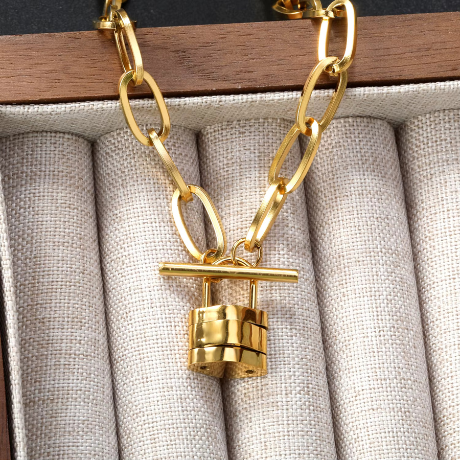 LUXUKISSKIDS Halskette Edelstahl, kubanische Gliederkette, Unisex - Bild 3