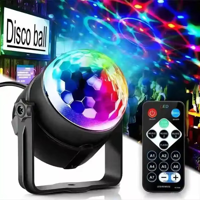 Heinast RGB LED Kristall Magic Ball Effektlampe in Multicolour für Party und Disco - Bild 5