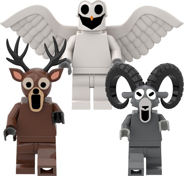 MINISO Hirsch-Bausteine-Set aus Kunststoff für Jungen - Bild 1