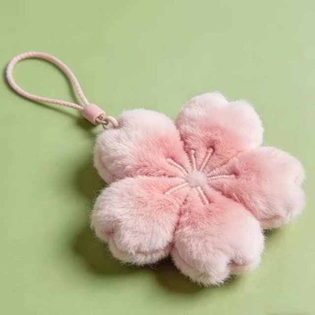 Topmix Anhänger Sakura-Serie Plüschtier, weiß, 9 cm, Unisex - Bild 1