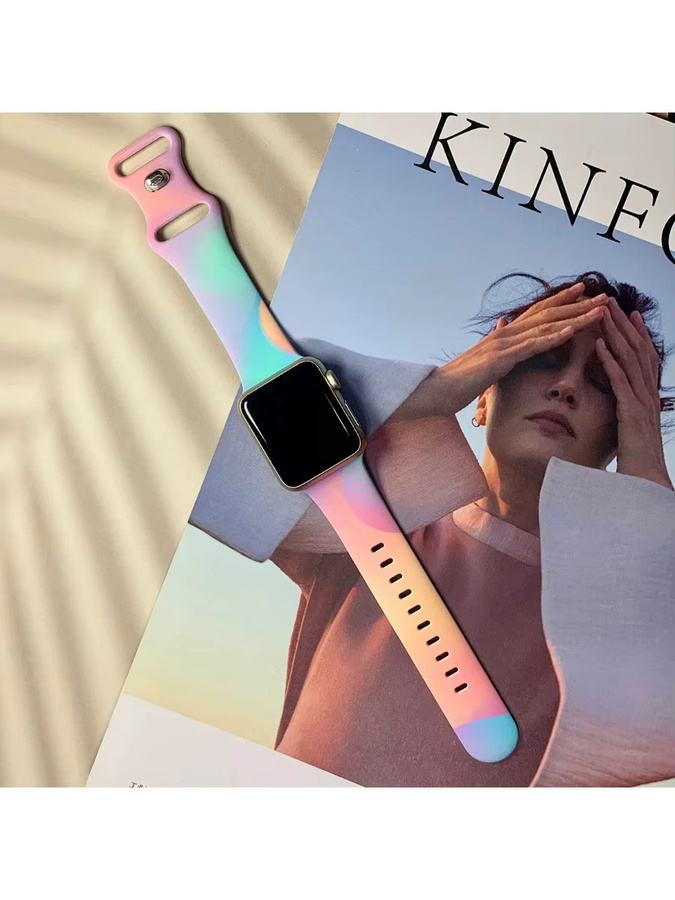TINUORA Uhrenarmband Silikon, Bunt, Unisex - Bild 1