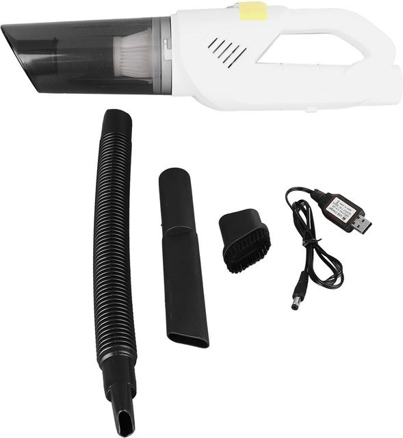 CosyHome Akku Handstaubsauger für das Auto, 20000PA Saugkraft, kabellos und USB-aufladbar, Schwarz - Bild 1