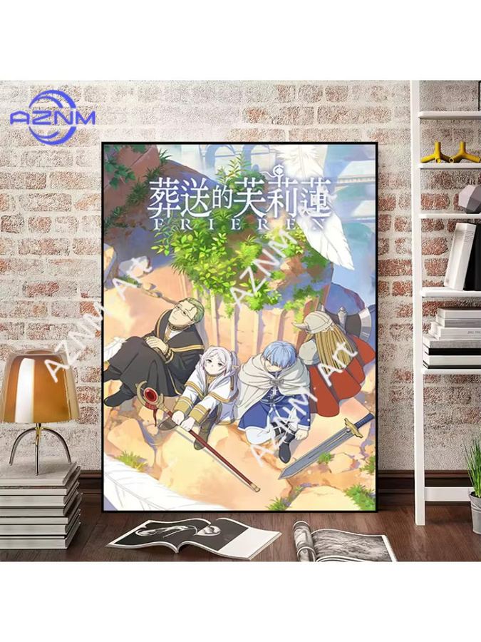 KAYOU Anime Leinwandposter Frieren At the Funeral Wandbild in Mehrfarbig - Bild 2