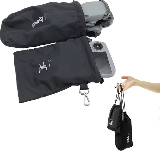 DJI Aufbewahrungstasche in Schwarz für Mini 4K, Mini 3, 4, 5 Pro, Mavic Air 2, 3 und Mini 2 mit Platz für Drohne, Fernbedienung und Batterien - Bild 1