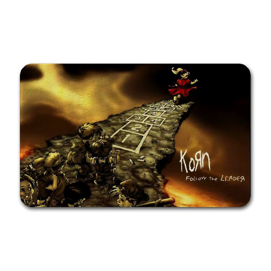 Potdemiel Rock Band Room Mat, rutschfeste und wasserabsorbierende Streifenmatte in Multicolour - Bild 7