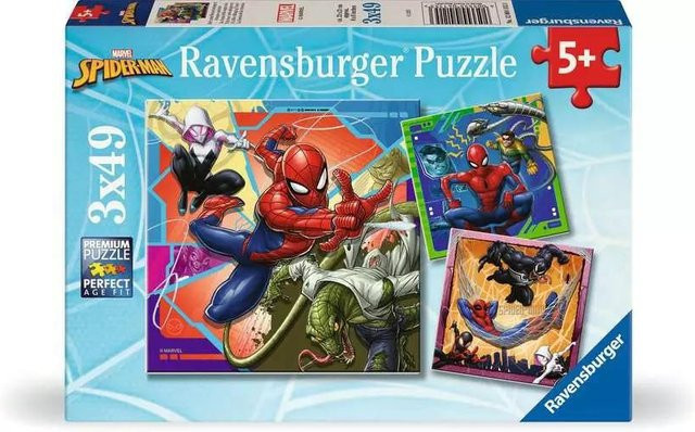 Ravensburger Marvel Spider-Man Kinderpuzzle für 5 Jahre mit 49 Teilen - Bild 2