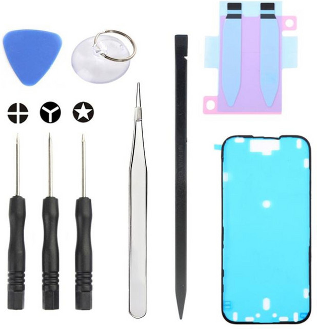 Jiafa Reparaturset JF-8162 9in1 für den Austausch des Apple iPhone 16 Akkus in Multicolour - Bild 1