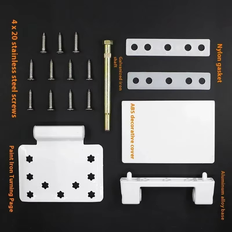 ZEXEF Scharnier aus Aluminiumlegierung und Eisen für Fenster und Türen im Vintage-Stil - Bild 3