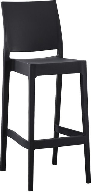 CLP Barhocker Flamur outdoor stapelbar aus Polypropylen wetterfest und UV-beständig - Bild 1