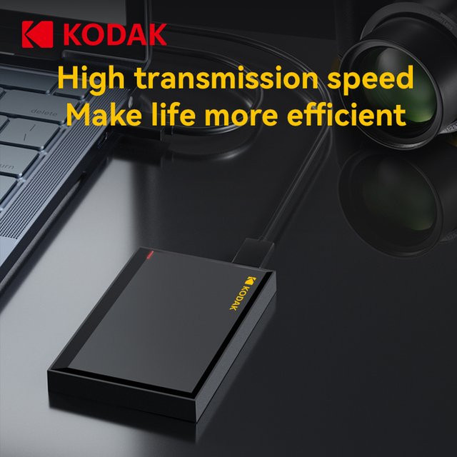 Kodak P190 Externe Festplatte mit 5Gbps USB 3.0 Anschluss für PC, Laptop und Konsolen - Bild 1