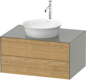 Duravit Waschtischunterschrank White Tulip ohne Aufsatz in White matt, B/T/H: 80 x 40,8 x 55 cm - Bild 1